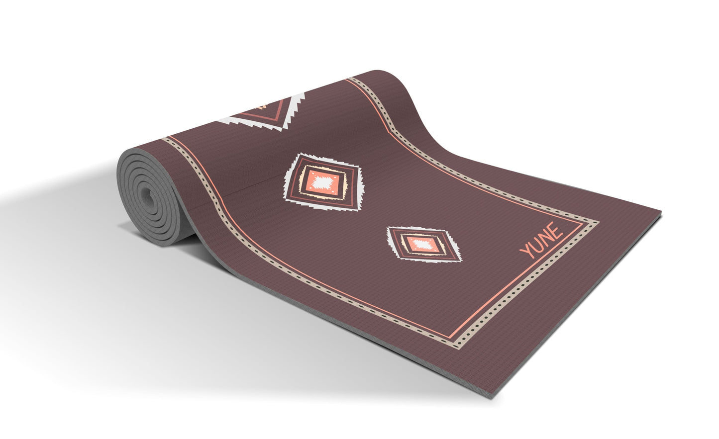 Yoga Mat | 6mm Thick | Maroon | Non-Slip | Eco Friendly | Yune Yoga |