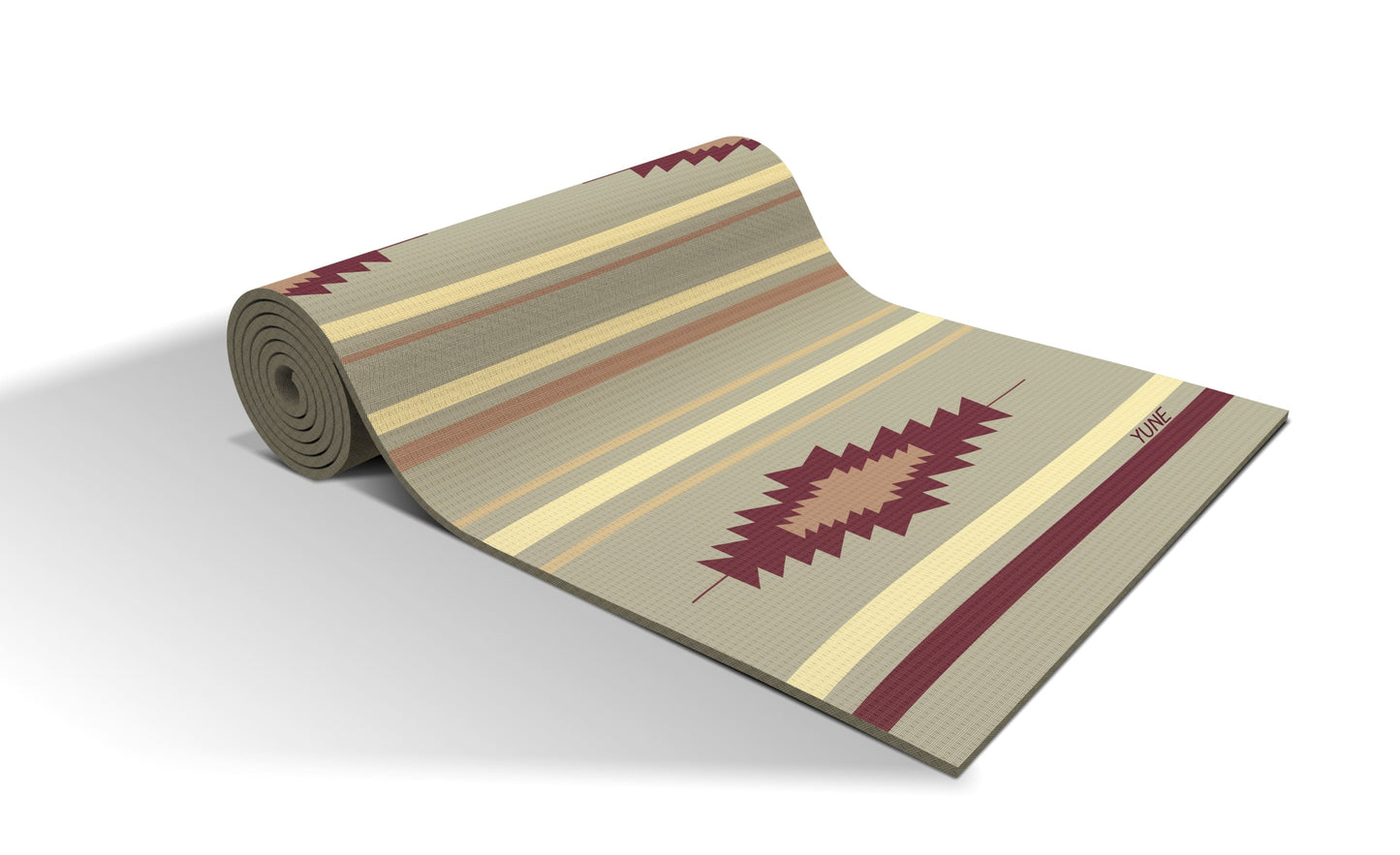 Yoga Mat | 6mm Thick | Grey | Non-Slip | Eco Friendly | Yune Yoga |