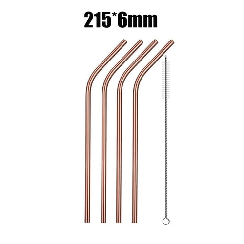 UPORS 4/8Pcs Reusable Drinking Straw High Quality