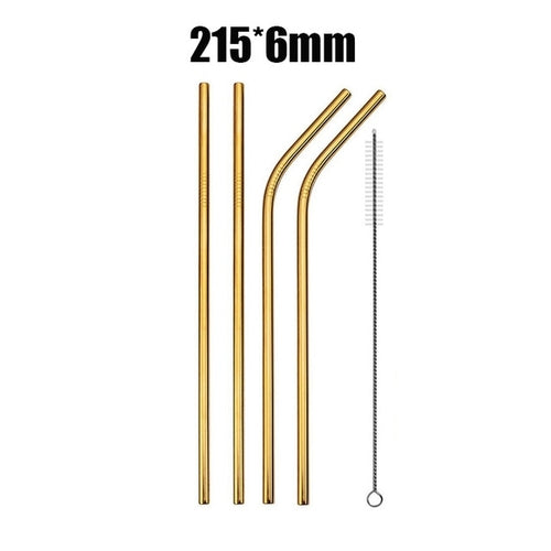 UPORS 4/8Pcs Reusable Drinking Straw High Quality