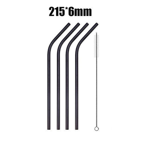 UPORS 4/8Pcs Reusable Drinking Straw High Quality