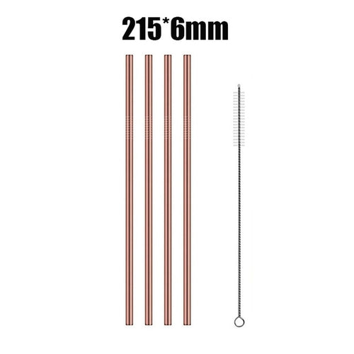 UPORS 4/8Pcs Reusable Drinking Straw High Quality