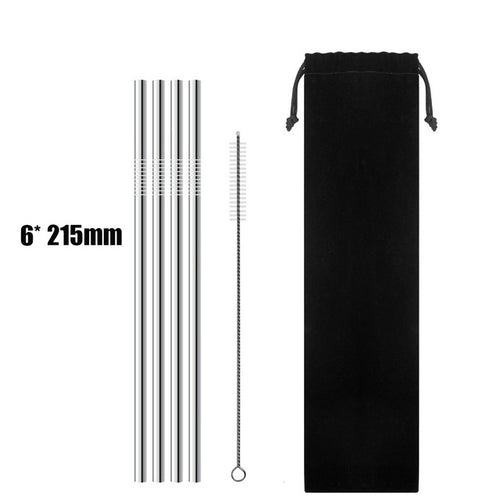 UPORS 4/8Pcs Reusable Drinking Straw High Quality