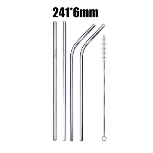 UPORS 4/8Pcs Reusable Drinking Straw High Quality