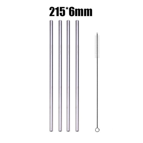 UPORS 4/8Pcs Reusable Drinking Straw High Quality