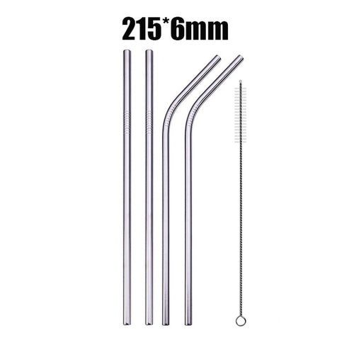 UPORS 4/8Pcs Reusable Drinking Straw High Quality