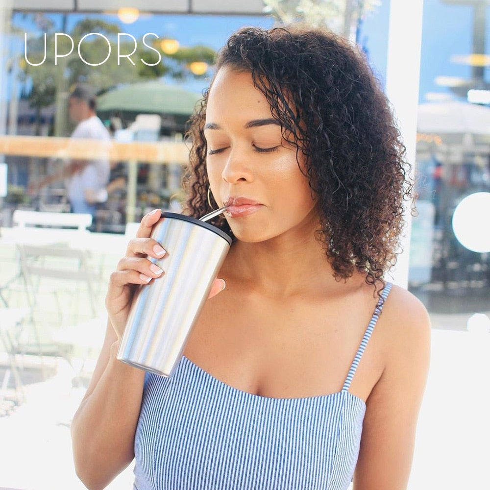 UPORS 4/8Pcs Reusable Drinking Straw High Quality