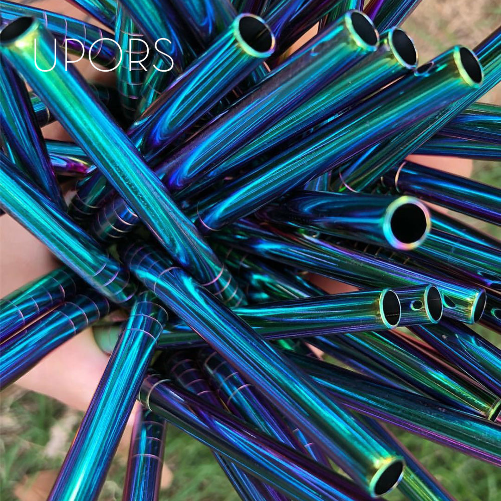 UPORS 4/8Pcs Reusable Drinking Straw High Quality