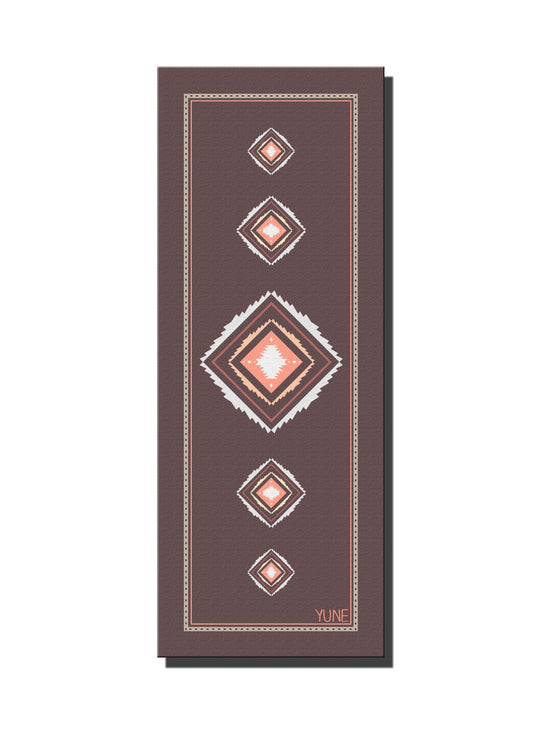 Yoga Mat | 6mm Thick | Maroon | Non-Slip | Eco Friendly | Yune Yoga |